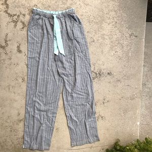 Flannel Striped Lounge Pants